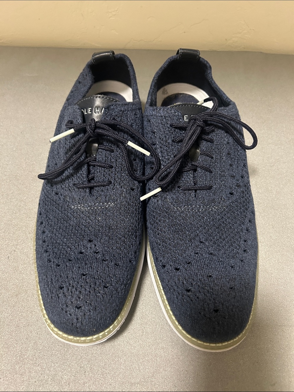 Cole Haan Men's Navy Knit Oxford